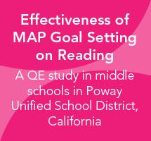 Effectiveness of MAP Goal Setting on Reading for Middle School: Poway Unified School District