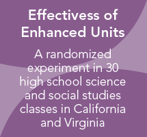 Effectiveness of Enhanced Units:  A Report Of A Randomized Experiment In California And Virginia