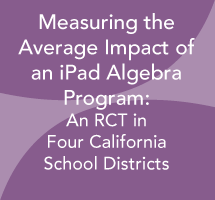 Comparitive Effectiveness of Houghton Mifflin Harcourt Fuse: Algebra I