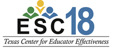The Texas Center for Educator Effectiveness (TxCEE), at the Region 18 Education Service Center logo