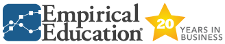 (empirical education 20-year anniversary logo)