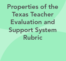 The Texas Teacher Evaluation and Support System rubric: Properties and association with school characteristics